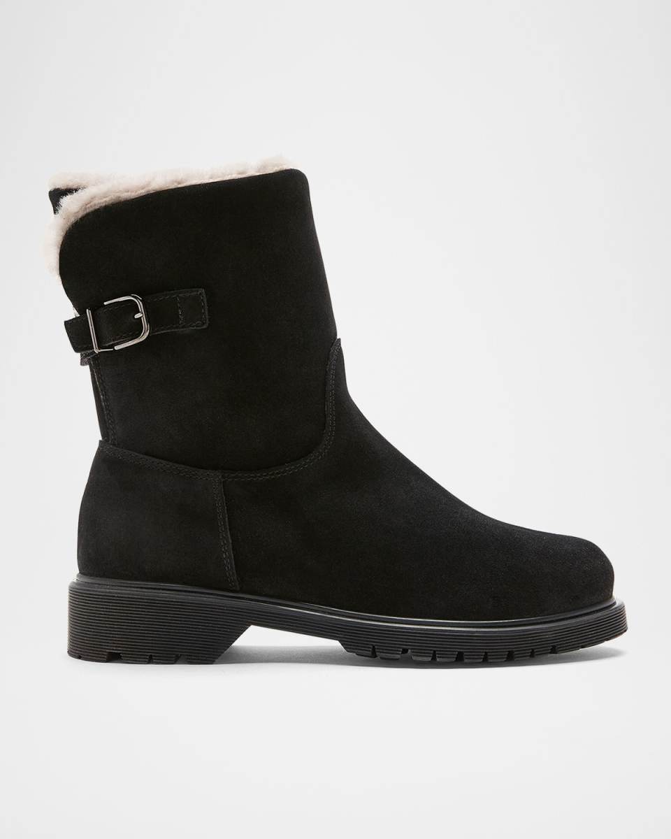 Hadley Shearling-Lined Suede Boots